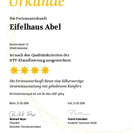 Eifelhaus Abel * Hellenthal